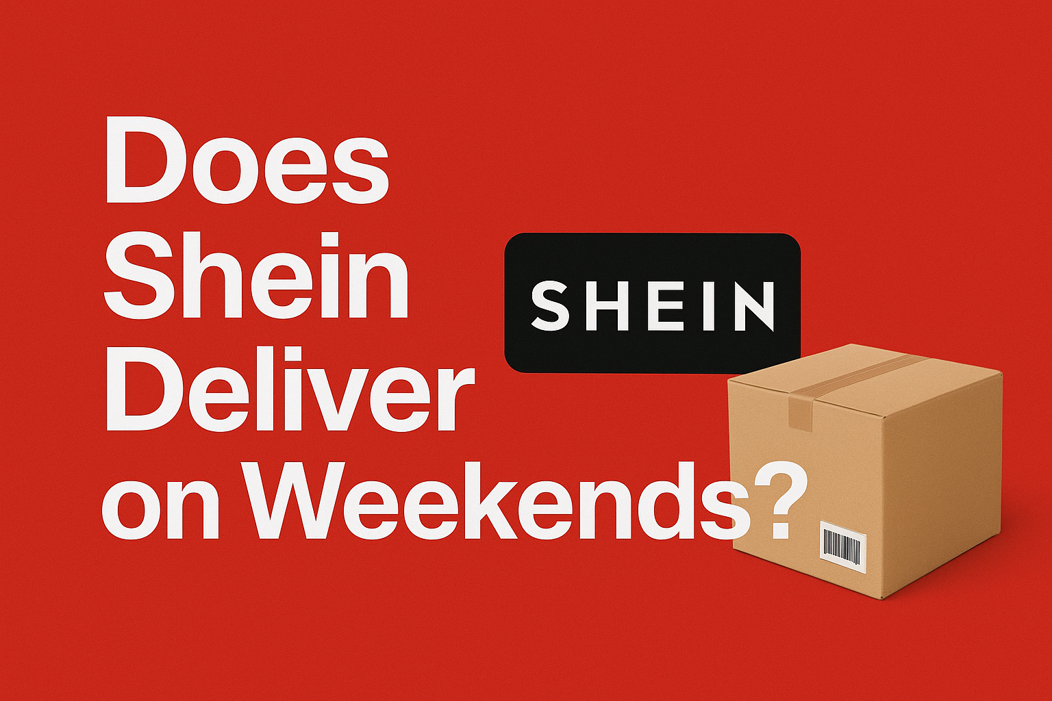 Does Shein Deliver on Weekends? [2025]